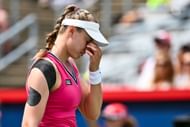 Elena Rybakina at the 2023 Canadian Open.